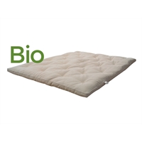 Topper in cotone bio + cover bio 120x200x3 cm in Offerta