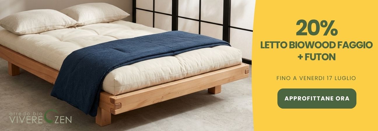 BioWood in Faggio e Futon al 20%
